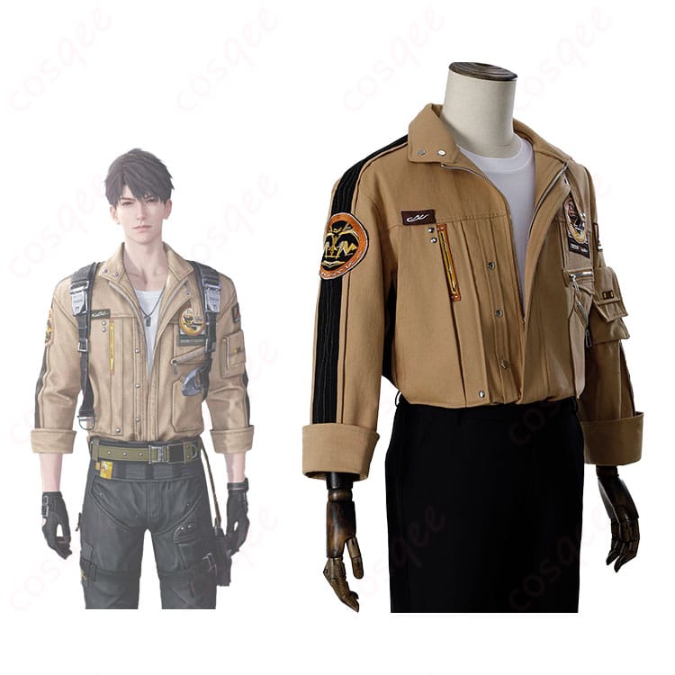 マヒルのコスプレ衣装『飛ぶ鳥の帰る日・エンドレスサマー・超音速』とゲーム内キャラクターとのコラボイメージ。コスプレ衣装の忠実再現とキャラクターの魅力を伝えるビジュアル。