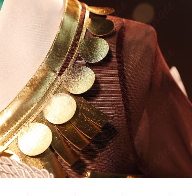 衣領装飾のディテール画像 - 玉藻の前 コスプレ衣装の美しい衣領装飾