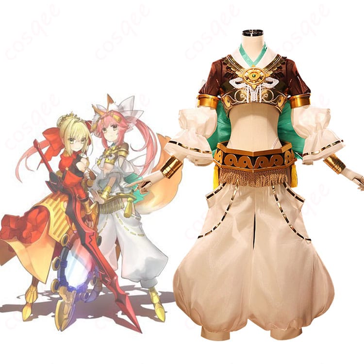 商品服装とキャラクターの組み合わせ画像 - Fate/EXTRA CCC 玉藻の前 コスプレ衣装の全体像