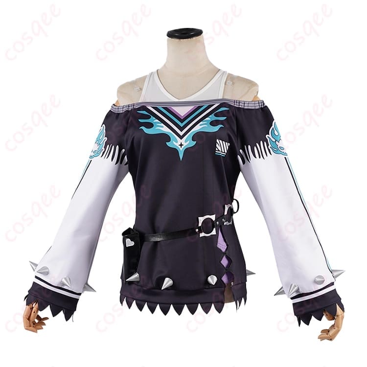 ホロライブ 輪堂千速 コスプレ衣装 クールな存在感でステージも撮影も映える - 1枚目の画像