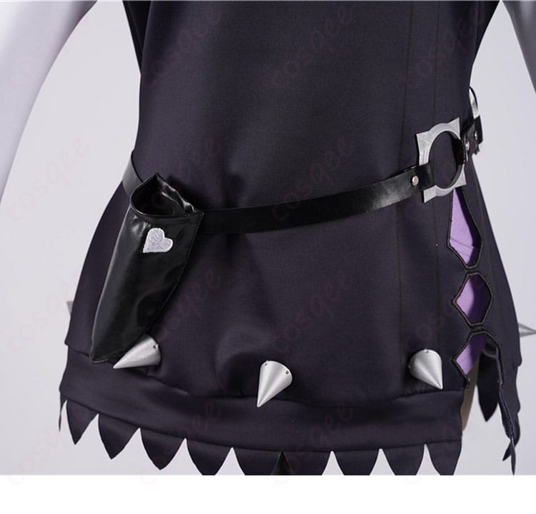 ホロライブ 輪堂千速 コスプレ衣装の腰部装飾細部。腰飾りがキャラクターの特徴的なデザインを忠実に再現。