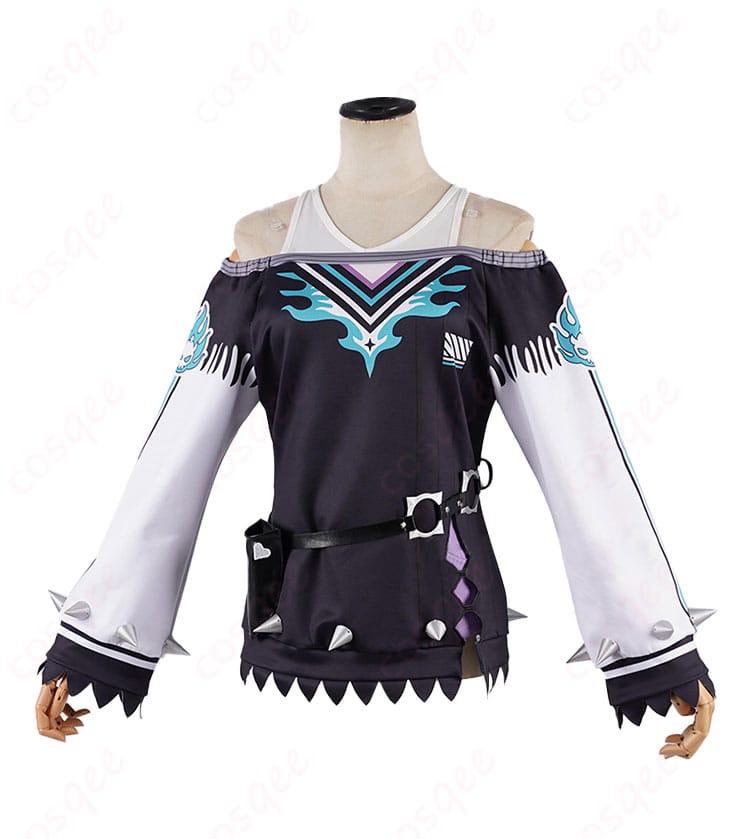 ホロライブ 輪堂千速 コスプレ衣装の正面画像。高い再現度と快適な着心地が特徴のコスプレ衣装です。