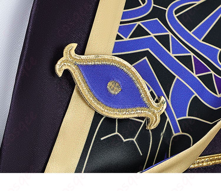 セノコスプレ衣装の囲いの装飾。繊細なフリンジが美しくデザインされています。