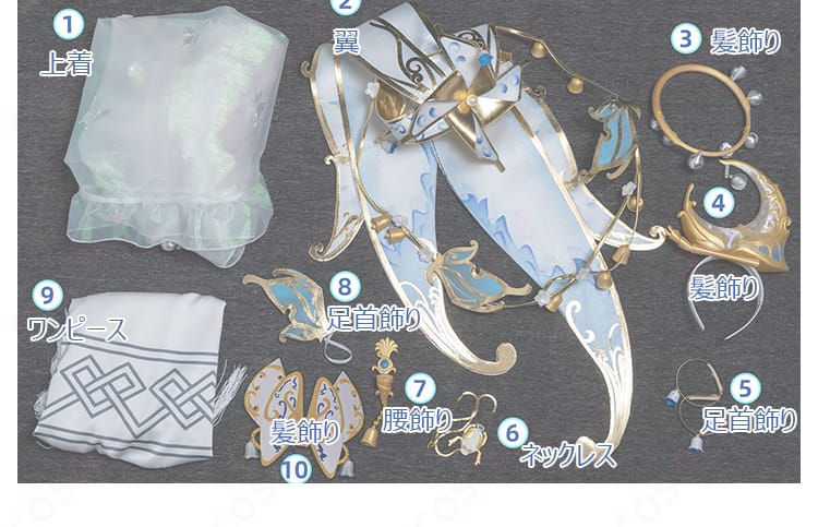 「アイデンティティV」気象学者コスプレ衣装のセット内容、全体を確認してコスプレ完璧に