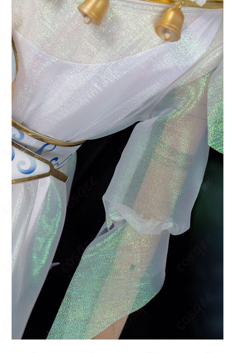 「アイデンティティV」気象学者コスプレ衣装、衣袖の装飾ディテール、風の精霊にぴったりな優雅なデザイン