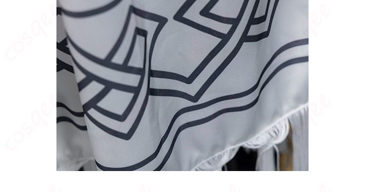 「アイデンティティV」気象学者コスプレ衣装、スカートの装飾ディテール、エレガントで精緻なデザイン