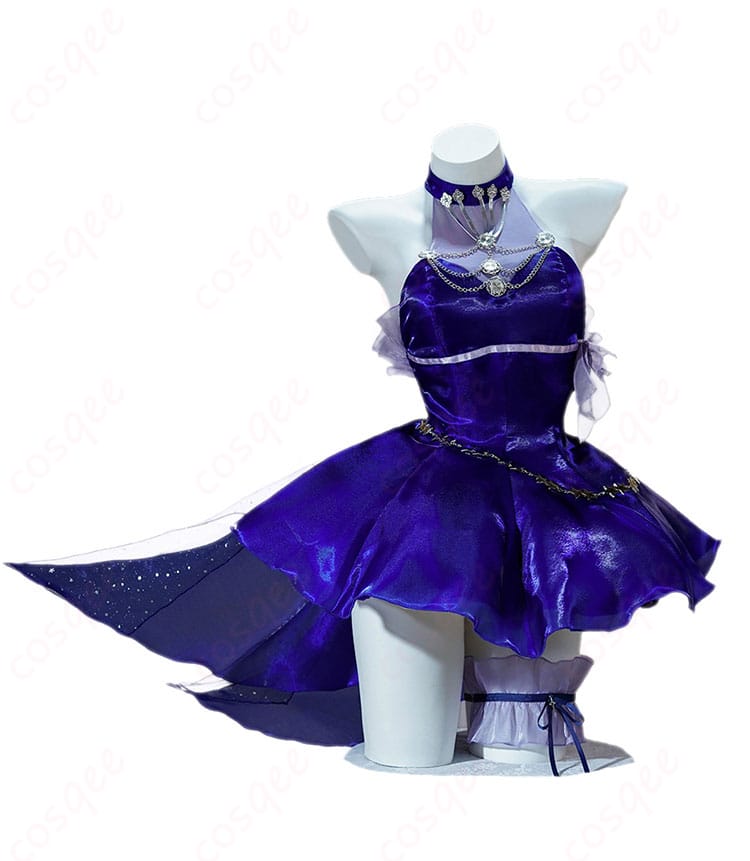 商品正面図。アヤナミレイのコスプレ衣装の前面の視覚。