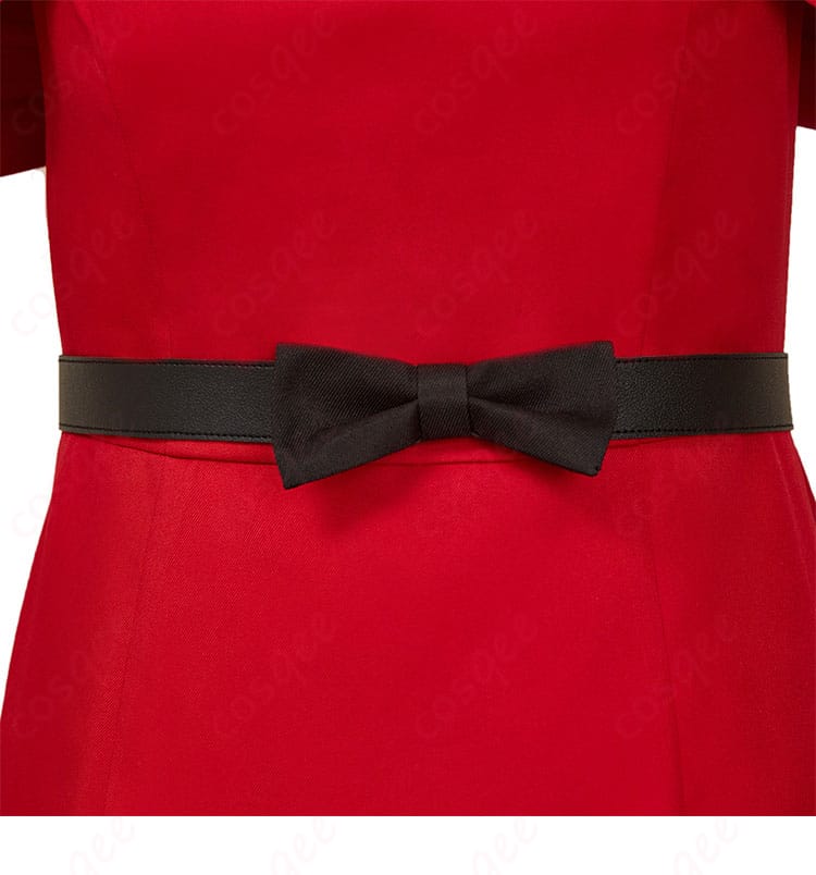 宝生麗子 コスプレ衣装 腰部のベルト装飾。高品質な素材を使用し、細部までリアルな再現。