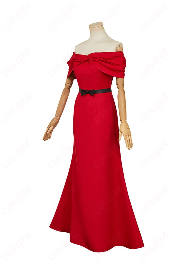 宝生麗子 コスプレ衣装 右側から見た衣装の全体像。ディテールまでこだわりのデザイン。