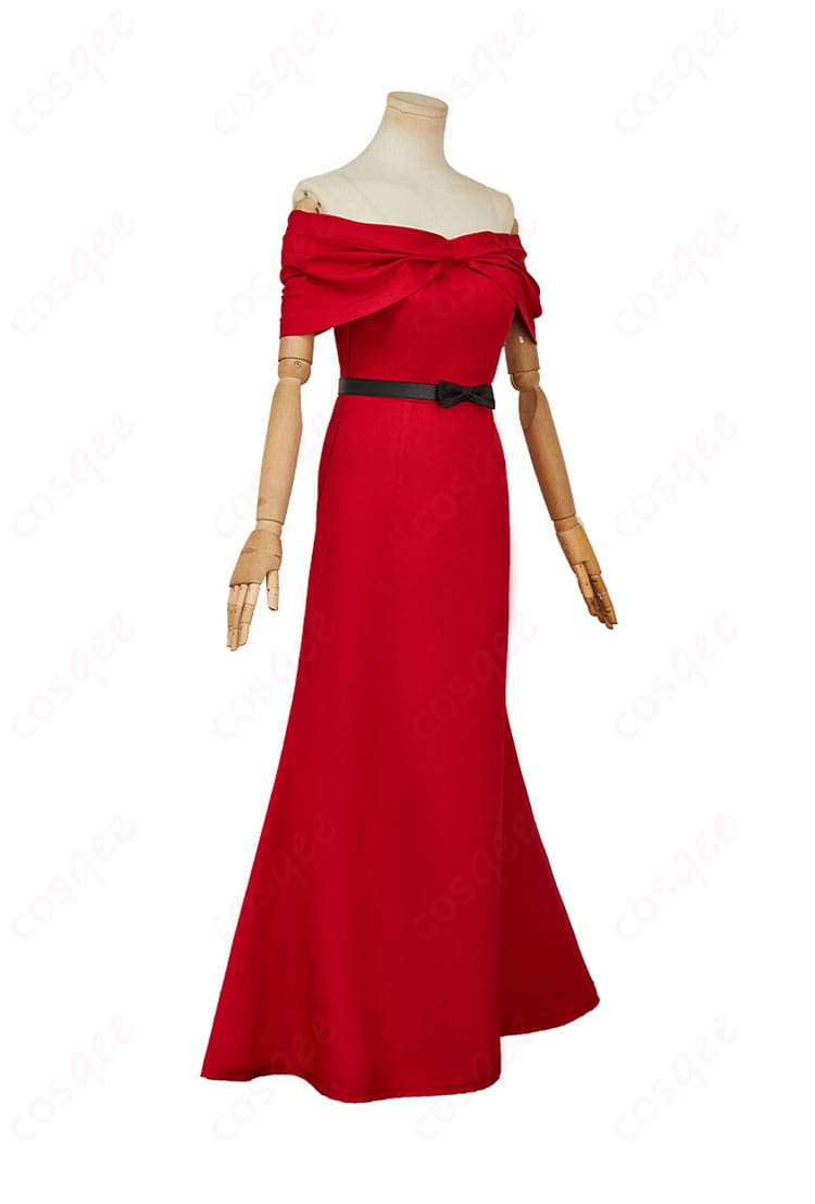 宝生麗子 コスプレ衣装 左側から見た衣装。完璧なシルエットで、イベントや撮影に最適です。