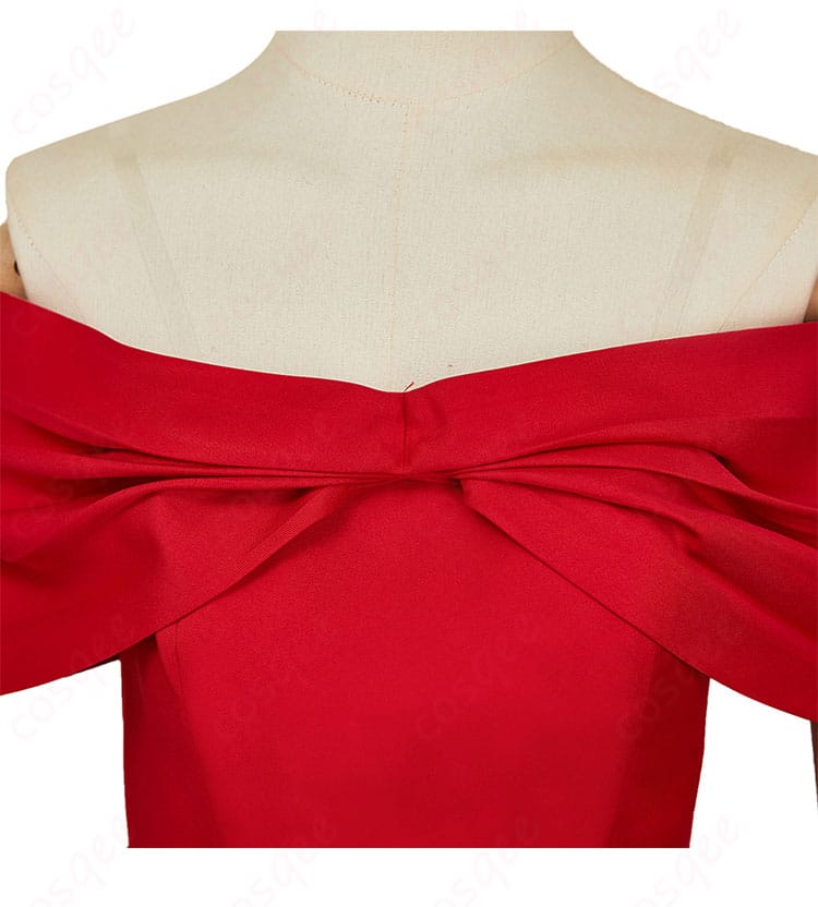 宝生麗子 コスプレ衣装 衣服の襟元の装飾ディテール。精巧な刺繍やデザインが施され、リアルさが際立っています。