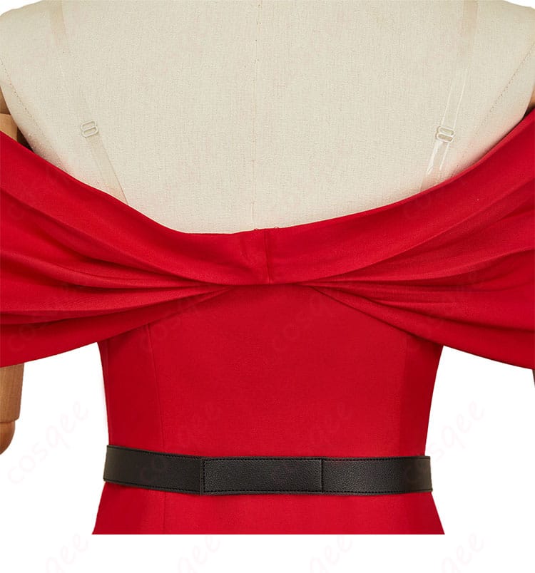 宝生麗子 コスプレ衣装 背面のディテール。リアルなデザインと仕立てで、後ろ姿も美しく演出します。