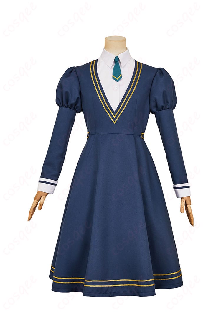 商品正面図 - ウィッチウォッチ 宮尾音夢 コスプレ衣装 正面