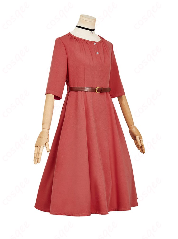 ウィッチウォッチ 若月ニコ コスプレ衣装 左側から見た画像、細部まで忠実に再現されたキャラクター衣装