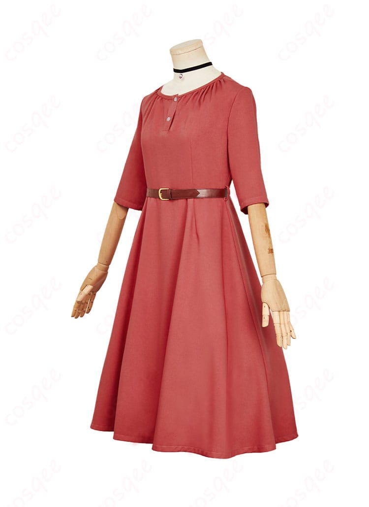 ウィッチウォッチ 若月ニコ コスプレ衣装 右側から見た画像、服のディテールとラインの美しさ