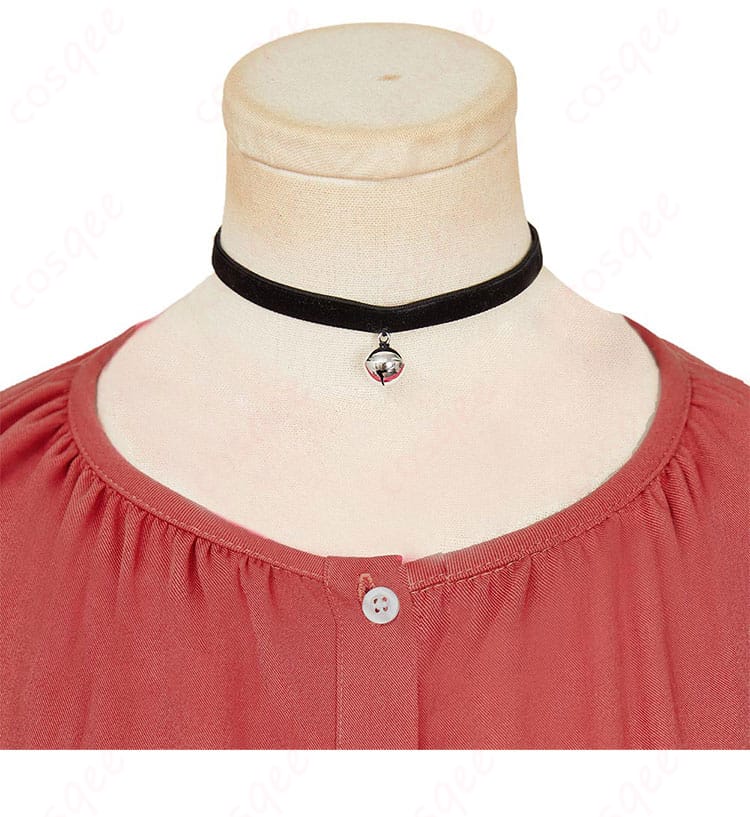 ウィッチウォッチ 若月ニコ コスプレ衣装 颈饰装饰细节，完璧に仕上げられたキャラクターの特徴