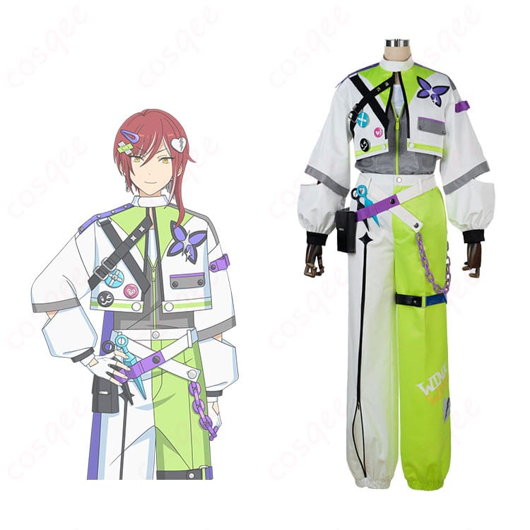 あんさんぶるスターズ!! 逆先夏目・遊木真・天城一彩のウィンクキラーコスプレ衣装。キャラクターと衣装が完璧にマッチした画像。