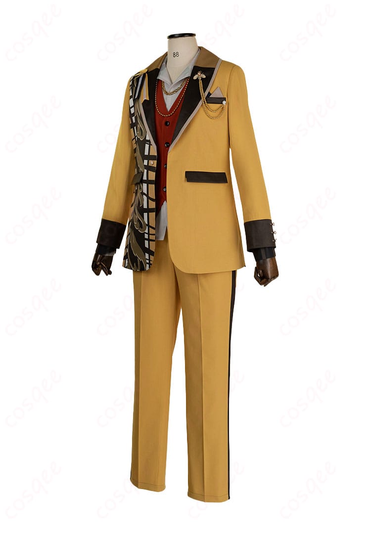 商品側面のコスプレ衣装。詳細なフィット感と装飾が強調されており、あんさんぶるスターズ!の世界観を再現。