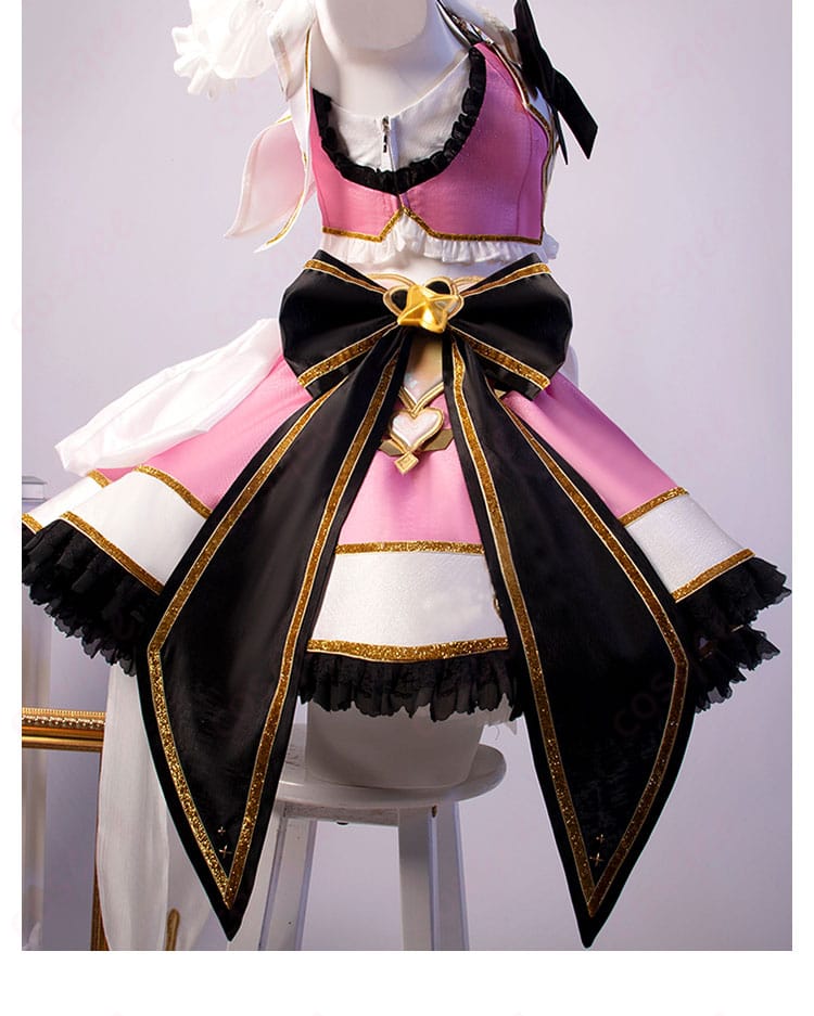 腰飾りの蝶結び装飾の詳細 - 矢澤にこ コスプレ衣装の腰飾り蝶結び。愛らしいディテール。