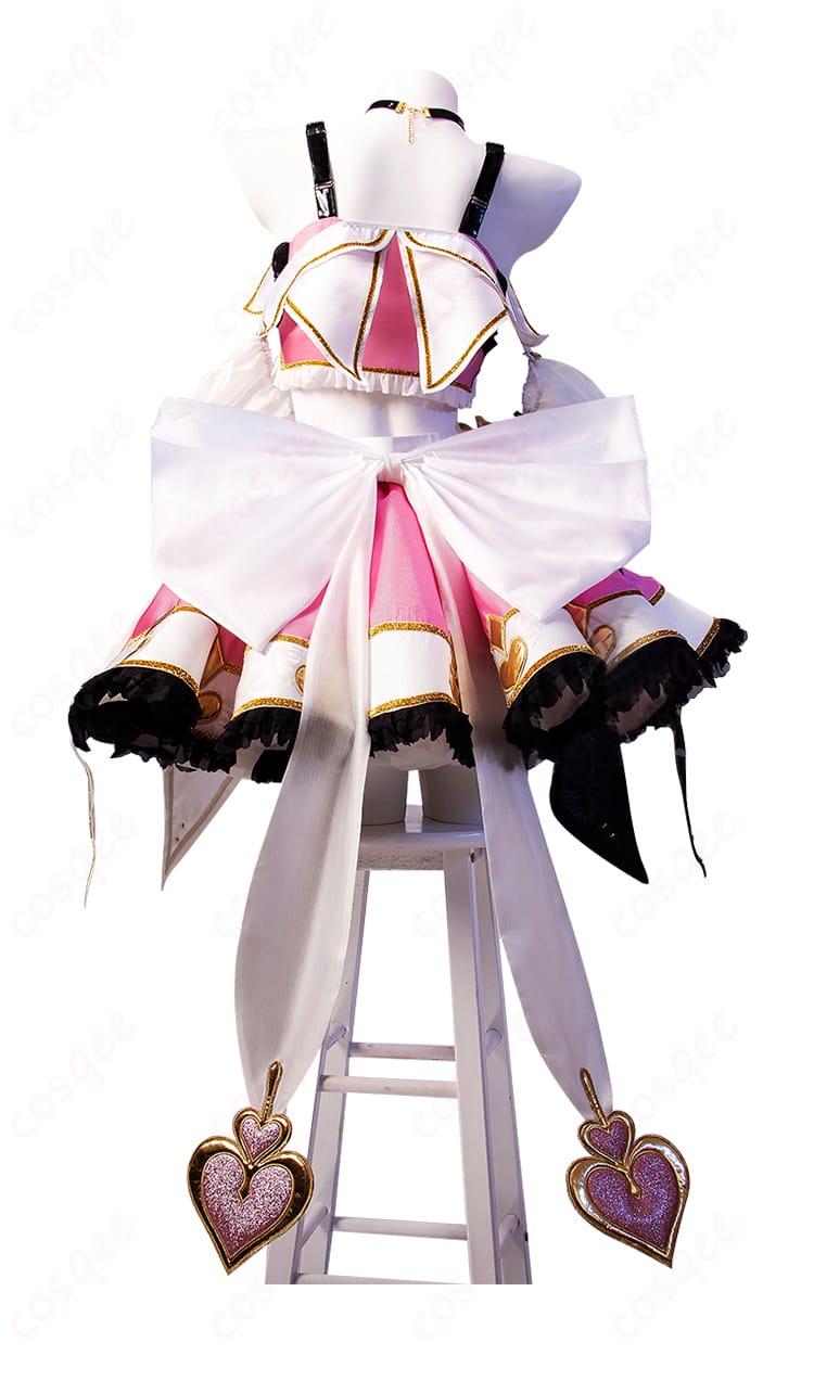 商品背面図 - 矢澤にこ コスプレ衣装背面。背部の蝶結びデザインが特徴。