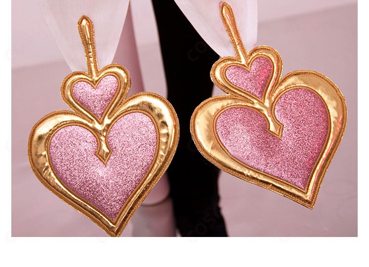 衣裾のハート装飾の詳細 - ラブライブ! 矢澤にこ コスプレ衣装の衣裾にあるハート装飾。