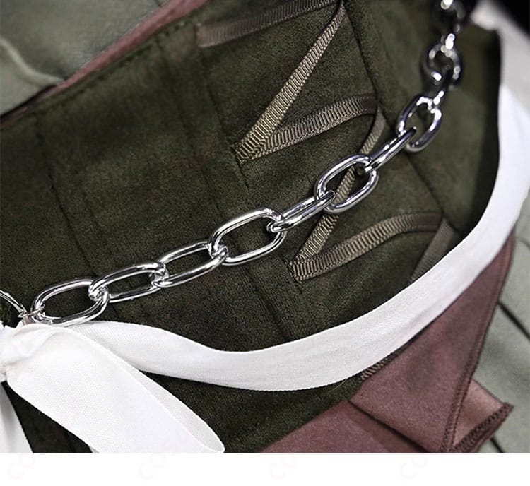 暁山瑞希コスプレ衣装の腰飾りのディテール。美しいデザインが特徴。