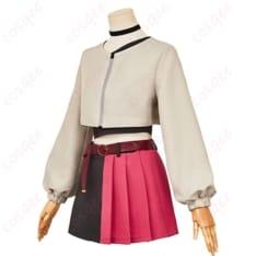 LAZARUS エレイナ コスプレ衣装 ダークエレガントに映える快適ロングコートセット - 2枚目の画像（サムネイル）