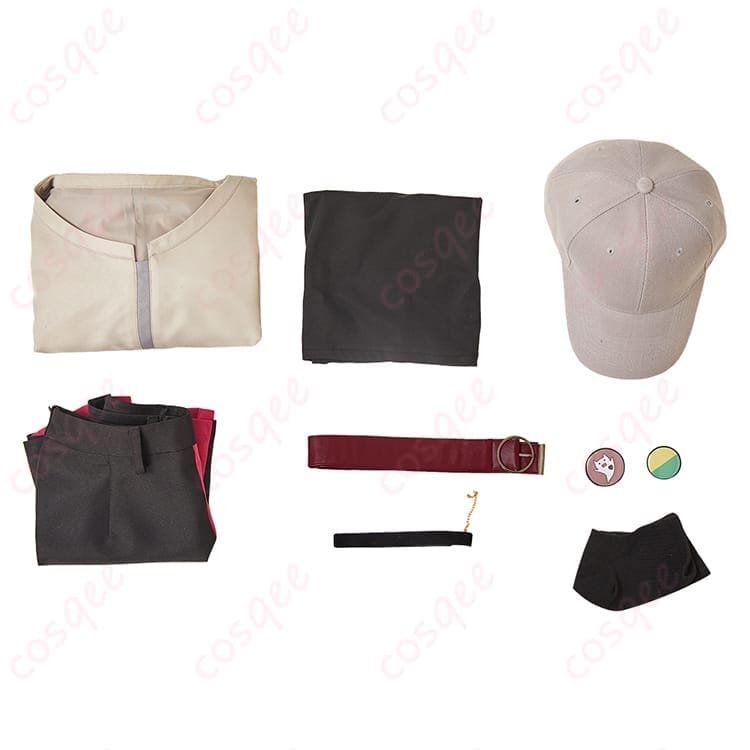 LAZARUS エレイナ コスプレ衣装 ダークエレガントに映える快適ロングコートセット - 6枚目の画像