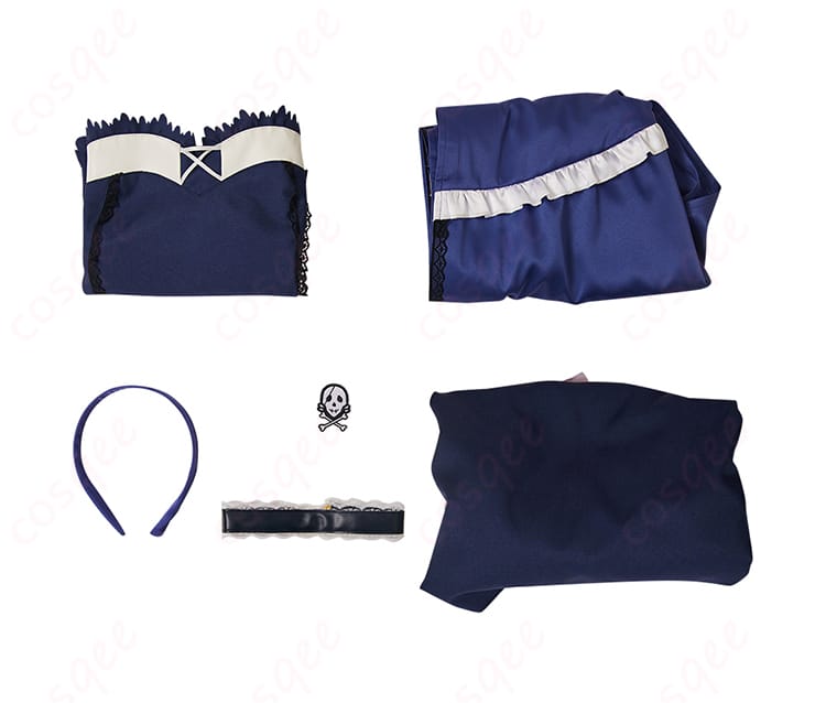 セット内容の展示『Summer Pockets』久島鴎 コスプレ衣装のセット内容詳細