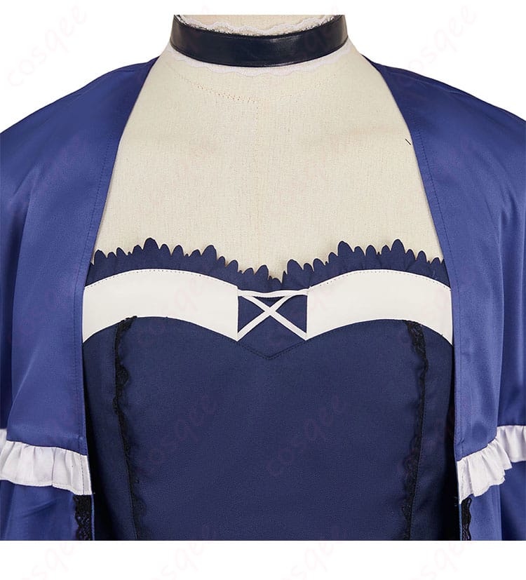 服装の襟元装飾ディテール『Summer Pockets』久島鴎 コスプレ衣装