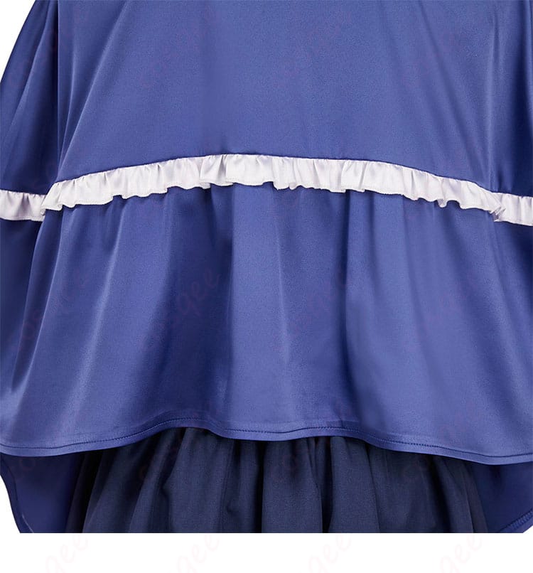 服装背面ディテール『Summer Pockets』久島鴎 コスプレ衣装の背面装飾