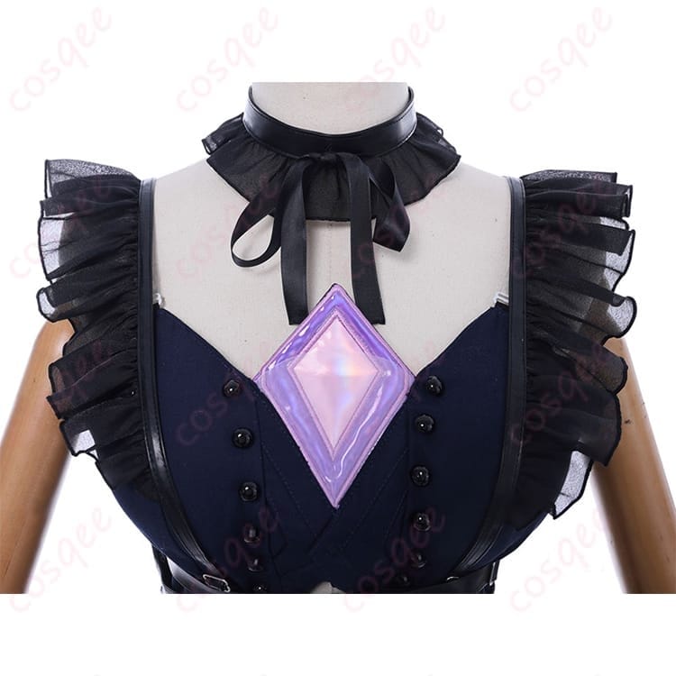 ホロライブ 古石ビジュー 厨二ロマンのダークエレガント衣装で写真映え - 5枚目の画像