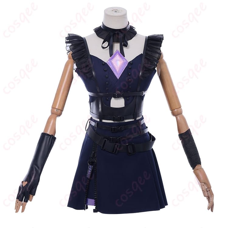 ホロライブ 古石ビジュー 厨二ロマンのダークエレガント衣装で写真映え - 3枚目の画像