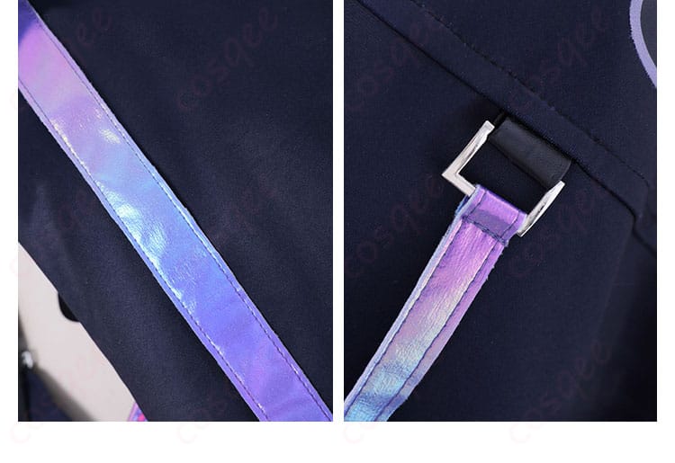 ホロライブ 古石ビジュー コスプレ衣装 服装系带装飾詳細