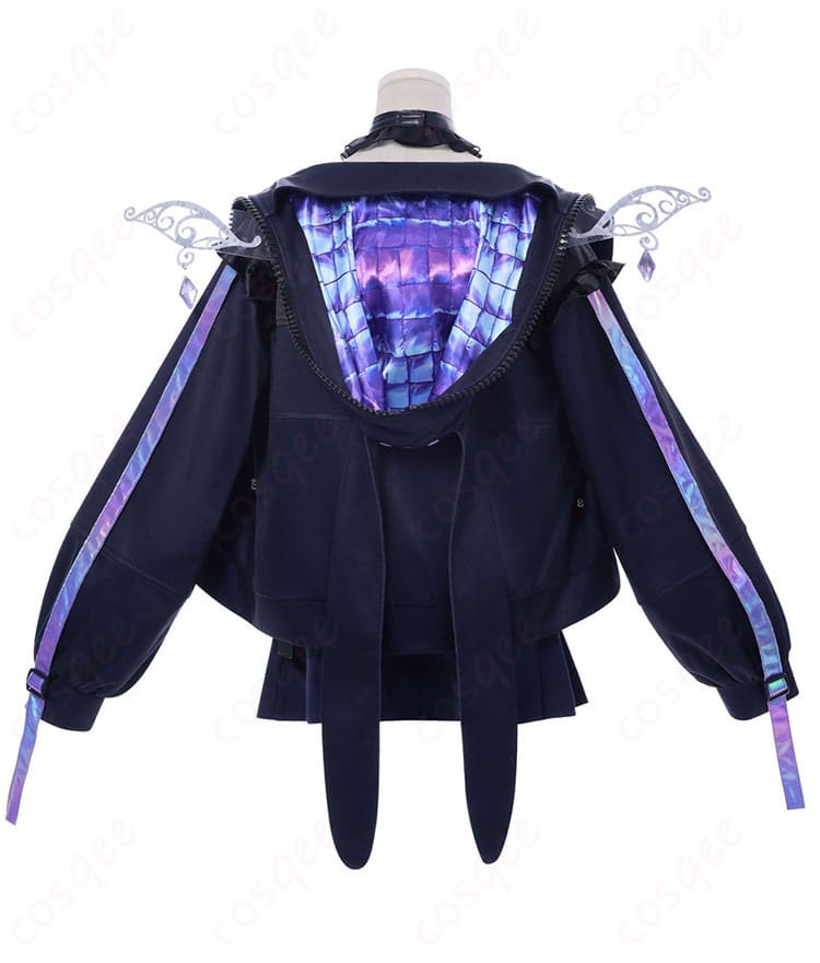 ホロライブ 古石ビジュー コスプレ衣装 背面ビュー