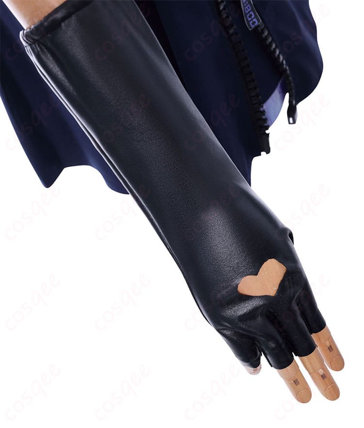 ホロライブ 古石ビジュー コスプレ衣装 手袋装飾詳細