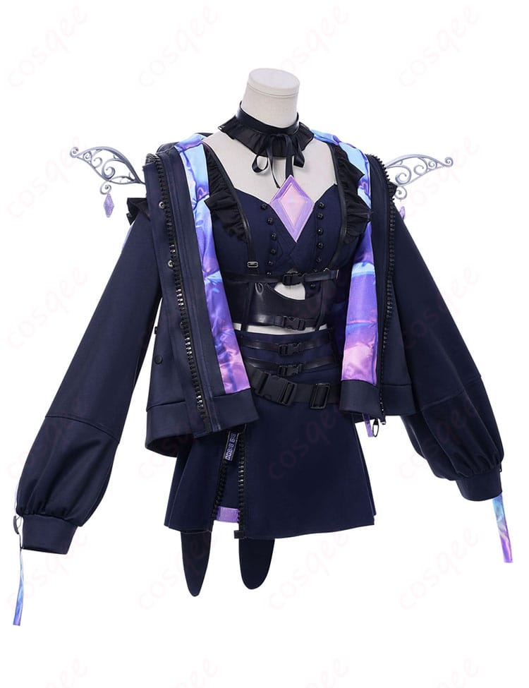 ホロライブ 古石ビジュー コスプレ衣装 侧面ビュー