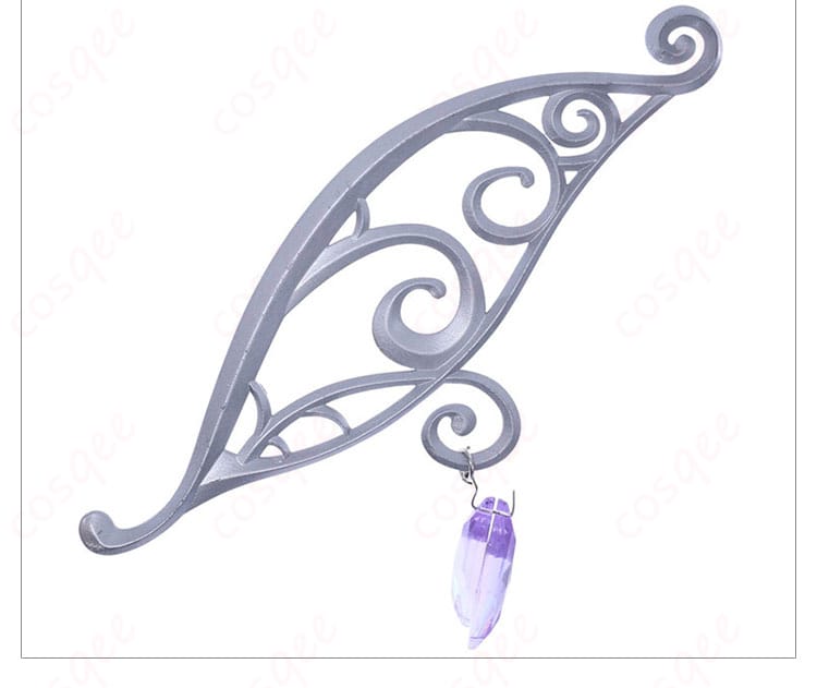 ホロライブ 古石ビジュー コスプレ衣装 背部装飾詳細