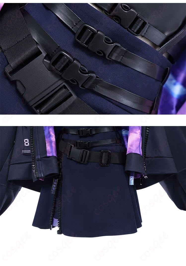 ホロライブ 古石ビジュー コスプレ衣装 腰部装飾詳細