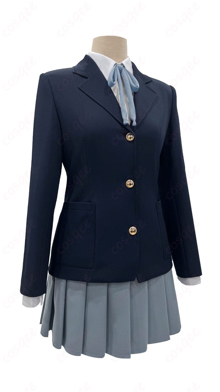 けいおん! コスプレ衣装 桜が丘高校 制服 右側からのシルエット写真