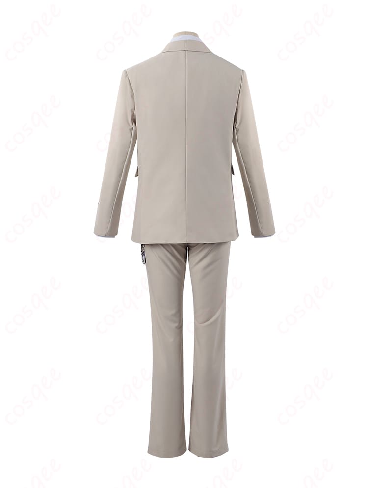 商品背面図。セイヤのコスプレ衣装の背面、詳細にわたる縫製とデザインが特徴です。