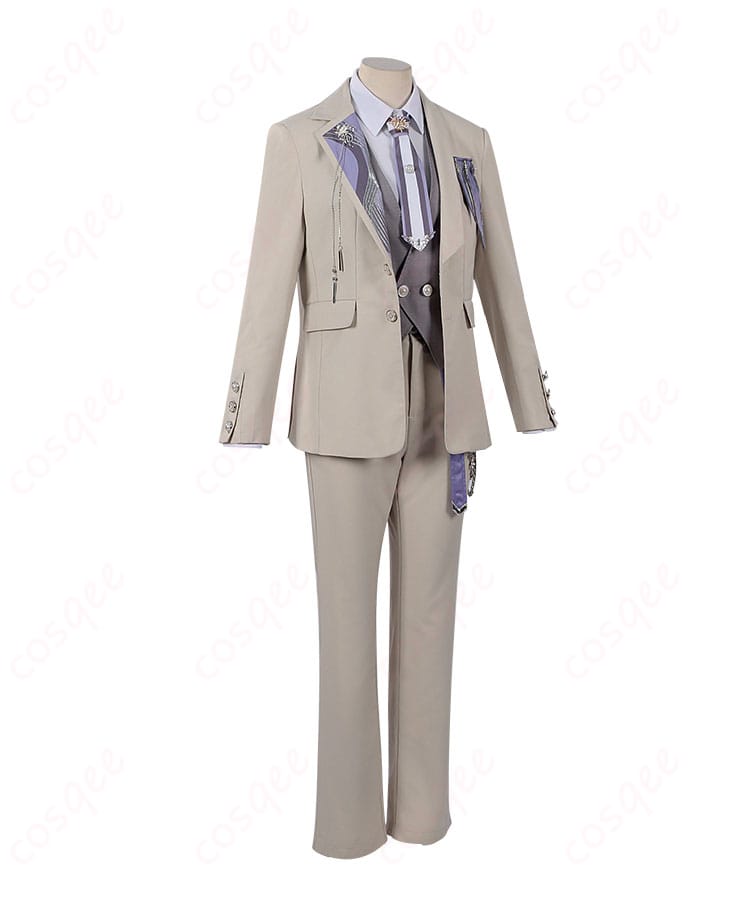 商品右側図。セイヤのコスプレ衣装を右から見るアングル。ディテールがしっかりとわかります。