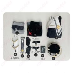 あんスタ 朱桜司・真白友也・仙石忍 堕天使の晩餐会 コスプレ衣装 多点セットで写真映え抜群 - 6枚目の画像（サムネイル）