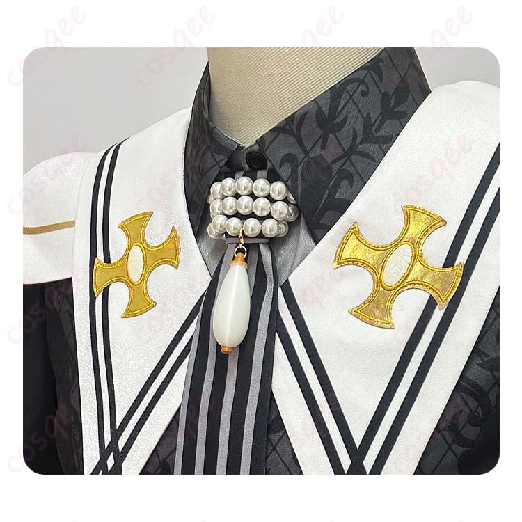 あんスタ 朱桜司・真白友也・仙石忍 堕天使の晩餐会 コスプレ衣装 多点セットで写真映え抜群 - 4枚目の画像