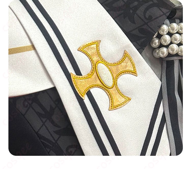 あんさんぶるスターズ!! コスプレ衣装 衣領部分の装飾ディテール 朱桜司・真白友也・仙石忍