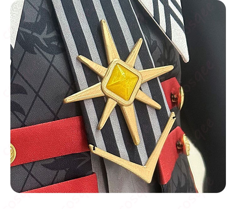 あんさんぶるスターズ!! 朱桜司・真白友也・仙石忍 コスプレ衣装 ネクタイの装飾ディテール