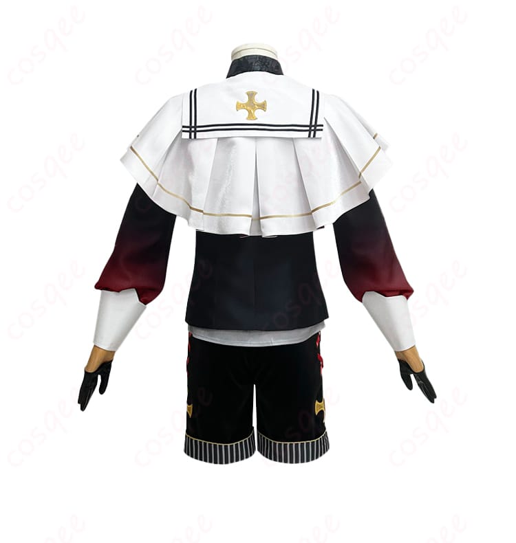 あんさんぶるスターズ!! コスプレ衣装 朱桜司・真白友也・仙石忍 後ろ姿と衣装の詳細