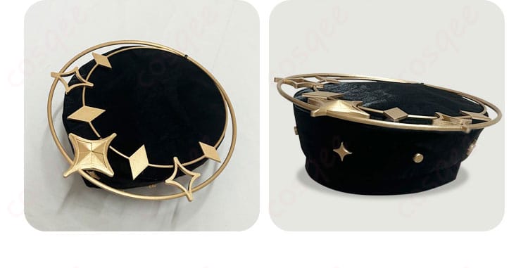 あんさんぶるスターズ!! コスプレ衣装 朱桜司・真白友也・仙石忍 帽子の装飾ディテール