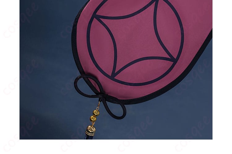 裾のフリンジ装飾の詳細画像 | 星宮六喰 コスプレ衣装の裾フリンジ装飾