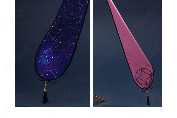 星空の装飾の詳細画像 | 星宮六喰 コスプレ衣装の星空デザイン装飾